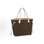 LOUIS VUITTON LV NEVERFULL MM mother-and-child bag brown light brown